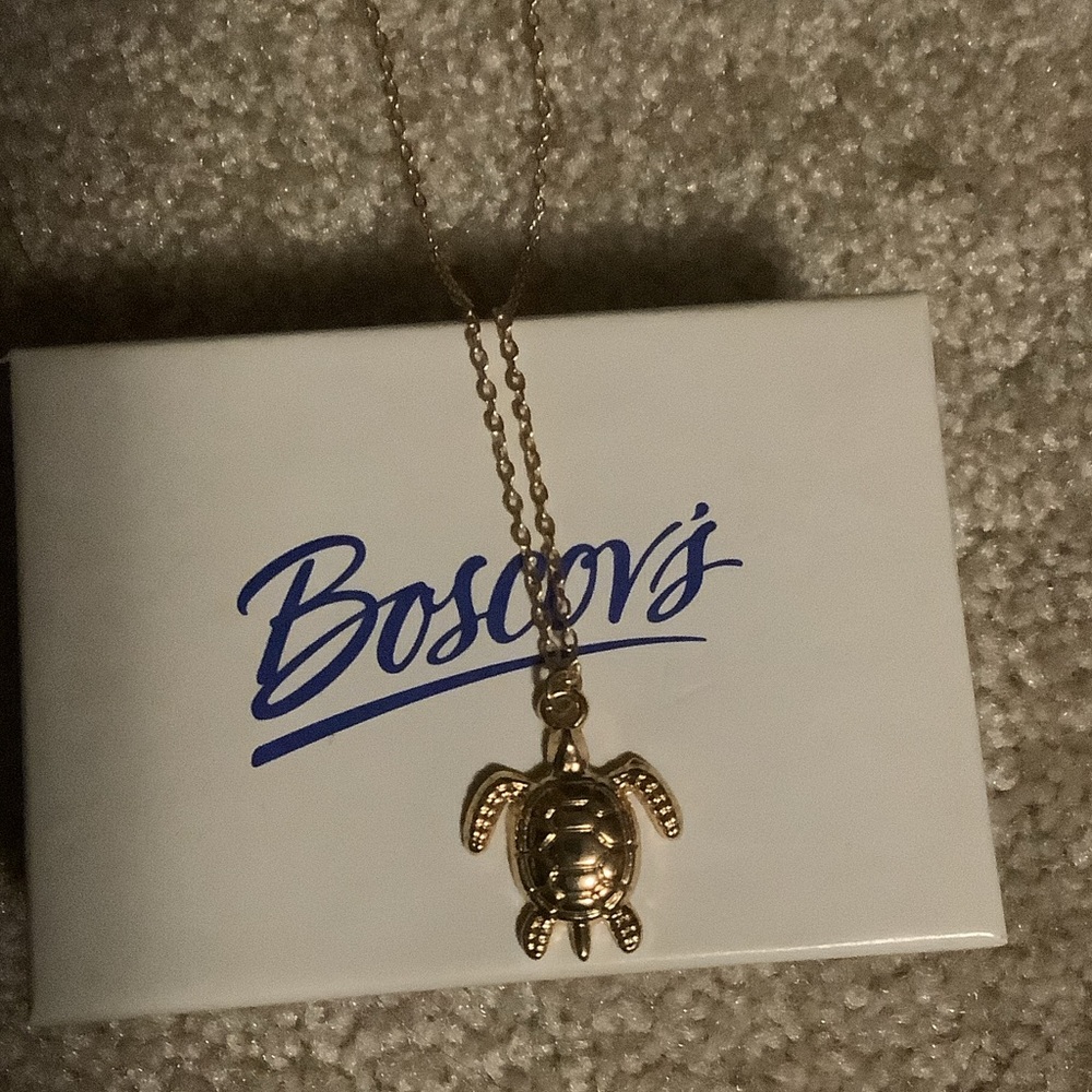 Charming Gold Turtle Necklace
